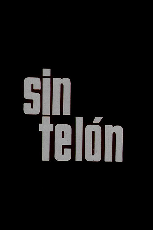 Cartel de Sin telón