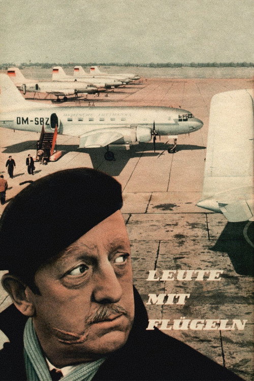 Cartel de Leute mit Flügeln