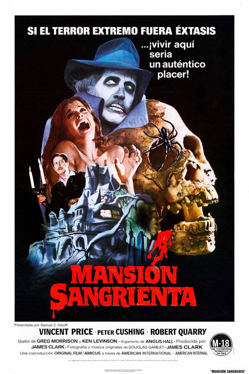 Cartel de Mansión sangrienta