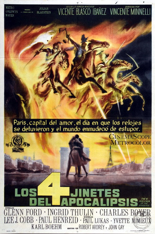 Cartel de Los cuatro jinetes del apocalipsis
