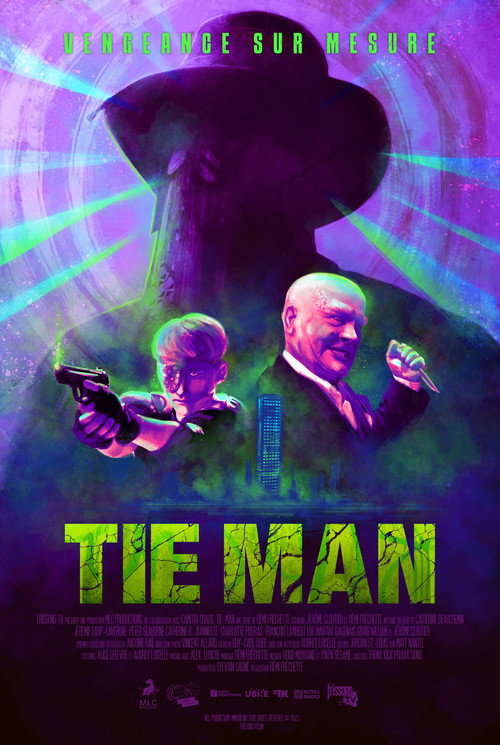Cartel de Tie Man