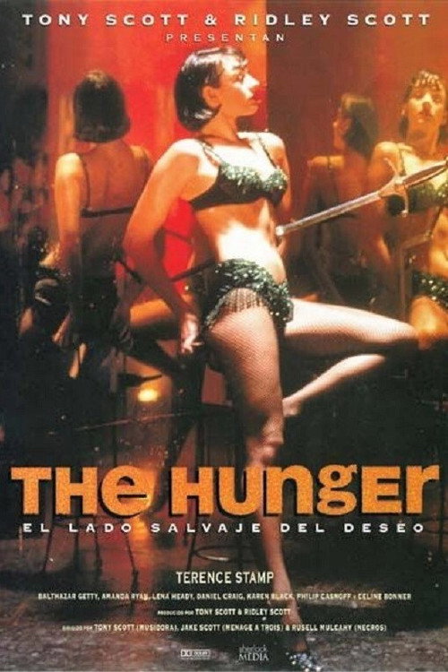 Cartel de The Hunger. El lado salvaje del deseo