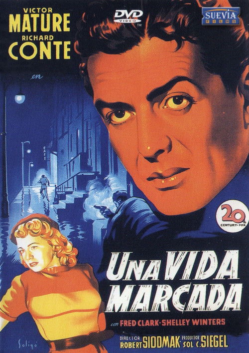 Cartel de Una vida marcada