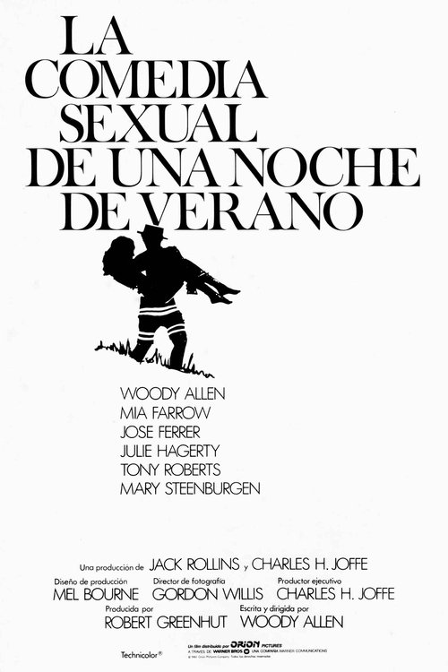 Cartel de La comedia sexual de una noche de verano