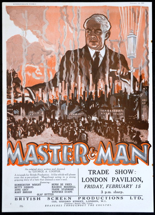 Cartel de Master And Man