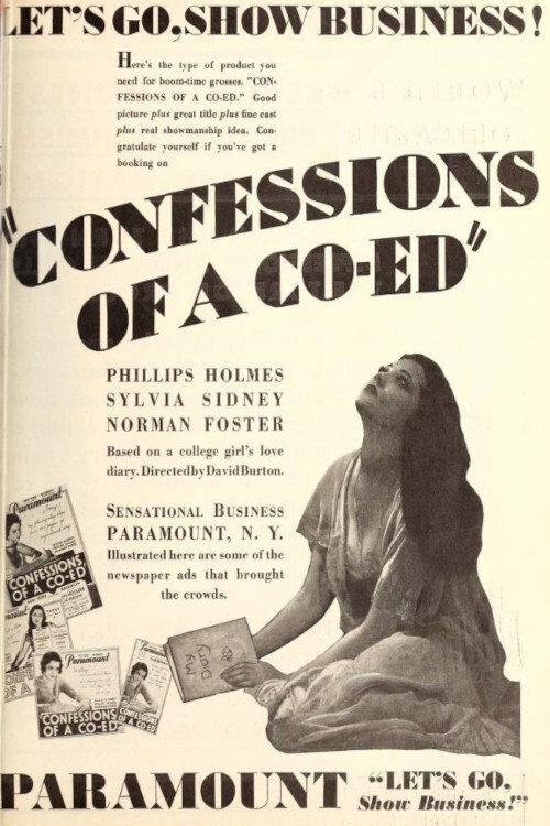 Cartel de Confesiones de una colegiala