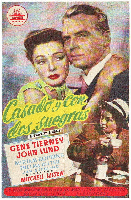 Cartel de Casado y con dos suegras