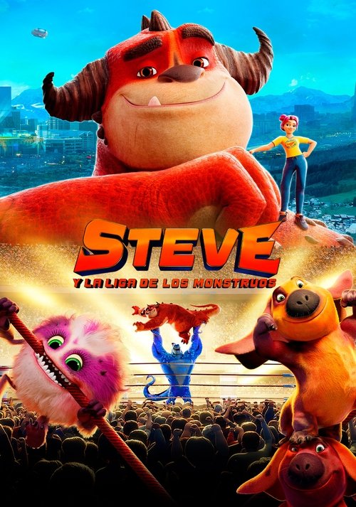 Cartel de Steve y la liga de los monstruos
