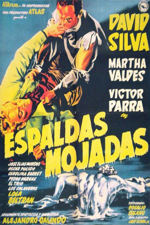 Cartel de Espaldas mojadas