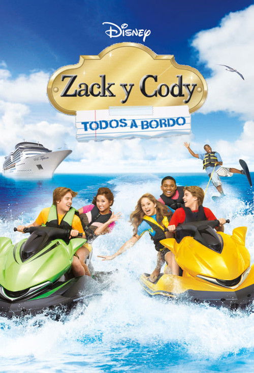 Cartel de Zack y Cody: Todos a bordo