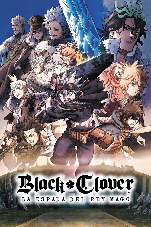 Cartel de Black Clover: La espada del rey mago