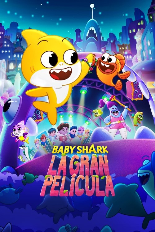 Cartel de La gran película de Baby Shark