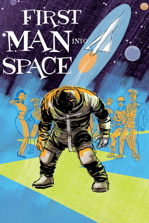 Cartel de First Man Into Space