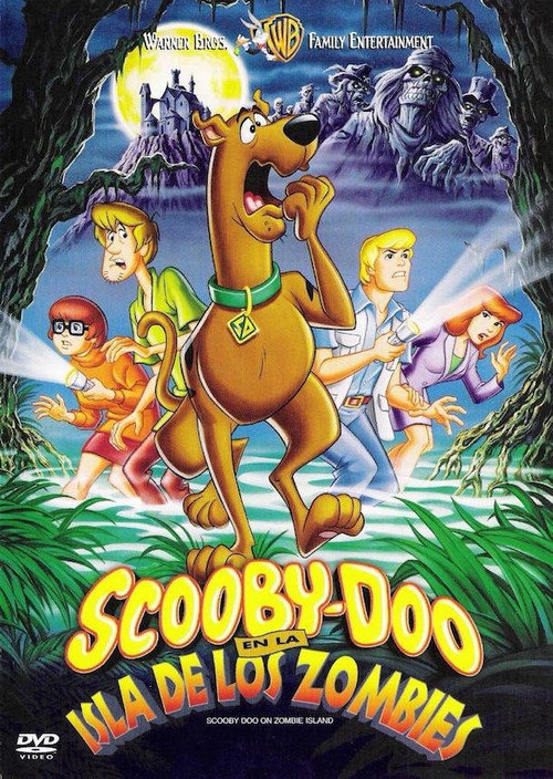Cartel de Scooby-Doo en la isla de los zombies