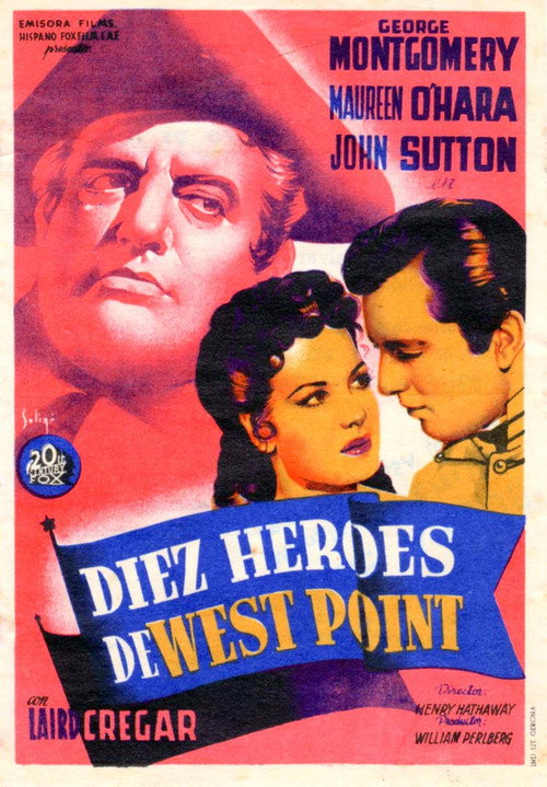 Cartel de Diez héroes de West Point
