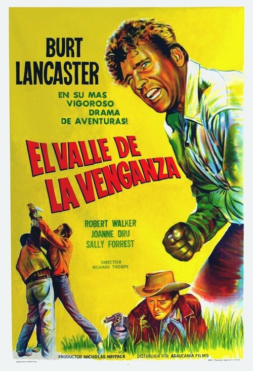 Cartel de El valle de la venganza