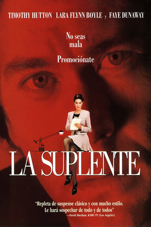 Cartel de La suplente