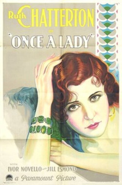 Cartel de Once a Lady
