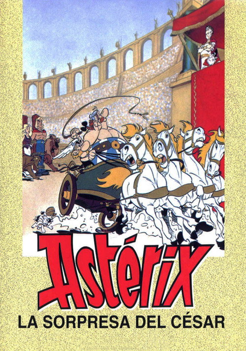 Cartel de Astérix y la sorpresa del César