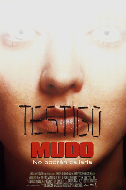 Cartel de Testigo mudo