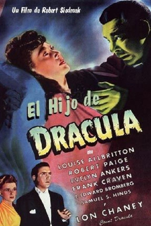 Cartel de El hijo de Drácula