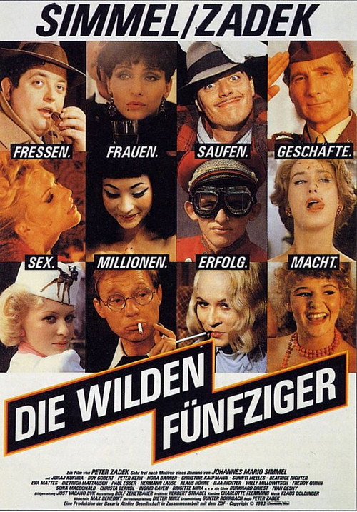 Cartel de Die wilden Fünfziger