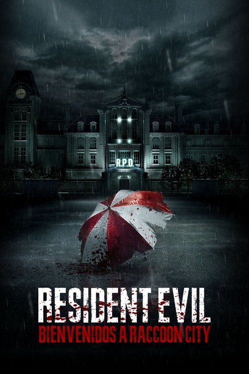 Cartel de Resident Evil. Bienvenidos a Raccoon City