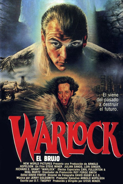 Cartel de Warlock, el brujo