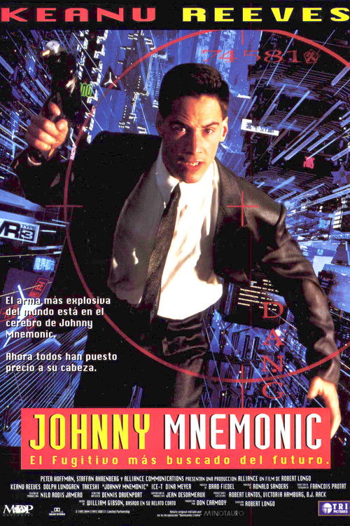Cartel de Johnny Mnemonic