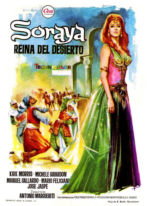 Cartel de Soraya, reina del desierto