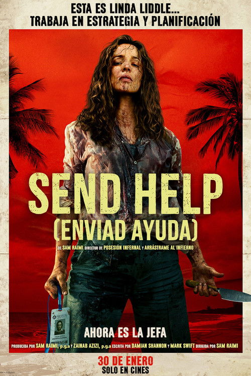 Cartel de SEND HELP (Enviad ayuda)