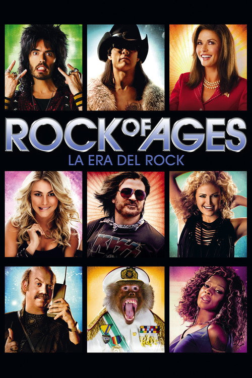 Cartel de Rock of Ages. La era del rock