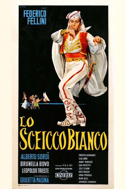 Cartel de El jeque blanco