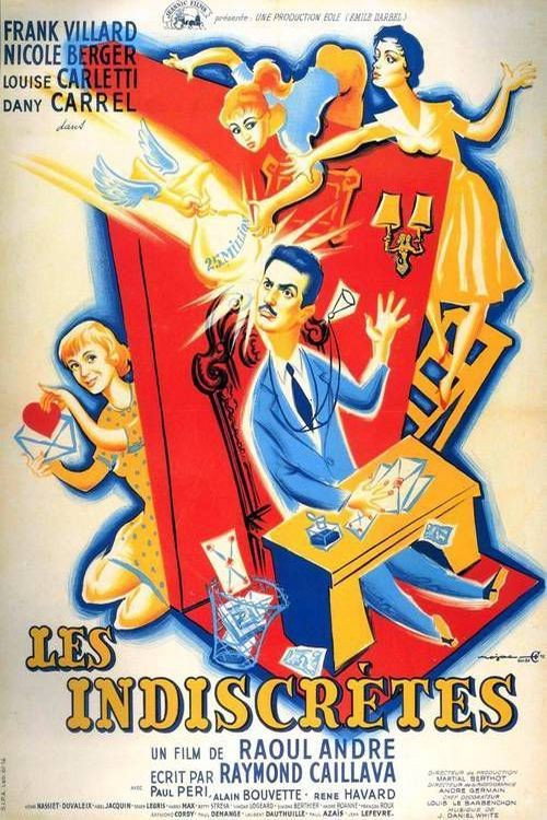 Cartel de Les Indiscrètes