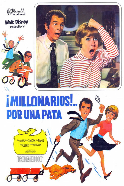 Cartel de Millonarios por una pata