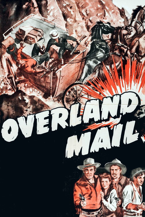 Cartel de Overland Mail