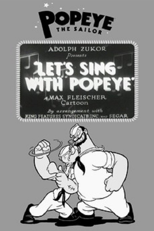 Cartel de Let's Sing with Popeye