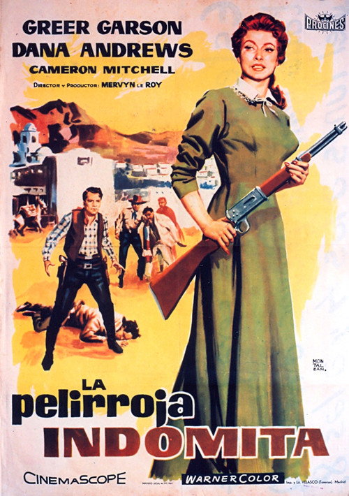 Cartel de La pelirroja indómita