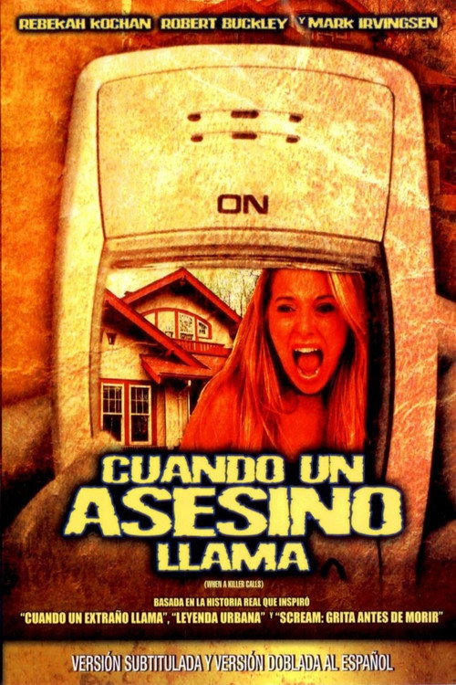 Cartel de When a Killer Calls
