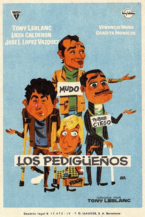 Cartel de Los pedigüeños