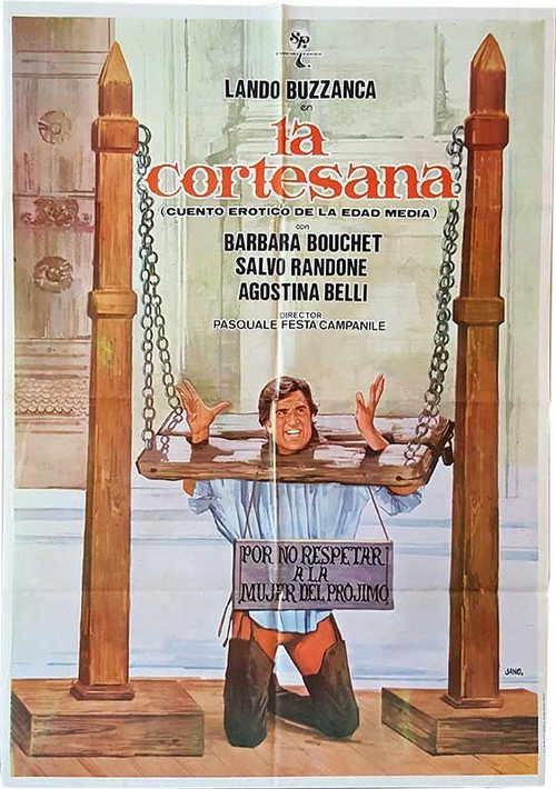 Cartel de La cortesana