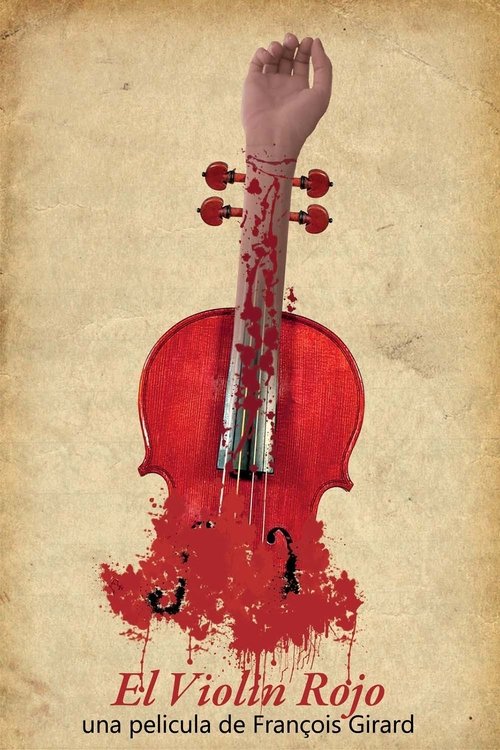Cartel de El violín rojo