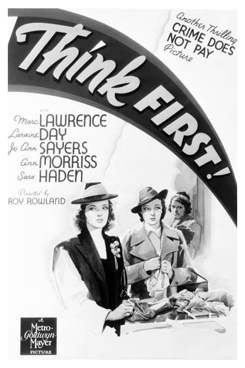 Cartel de Think First