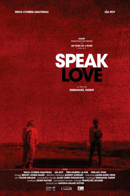 Cartel de Speak Love