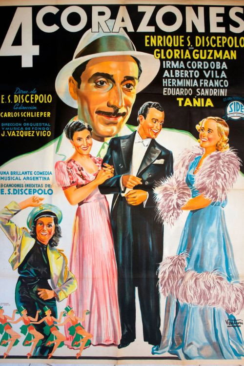 Cartel de Cuatro corazones