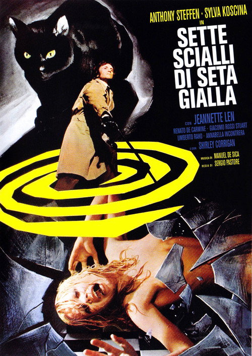 Cartel de Sette scialli di seta gialla