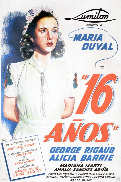 Cartel de Dieciséis años