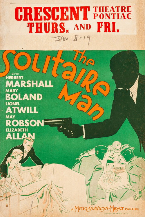 Cartel de The Solitaire Man