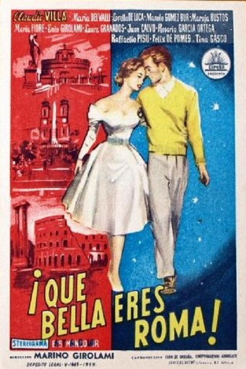 Cartel de ¡Qué bella eres, Roma!