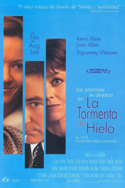 Cartel de La tormenta de hielo